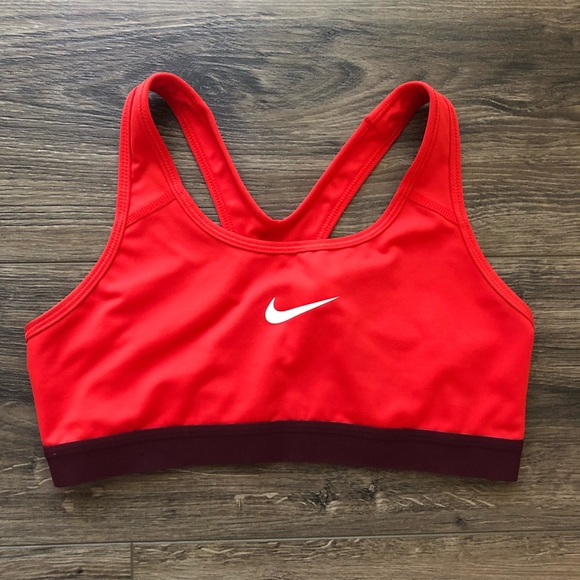 Nike Other - Nike Dri Fit Red Maroon Sports Bra